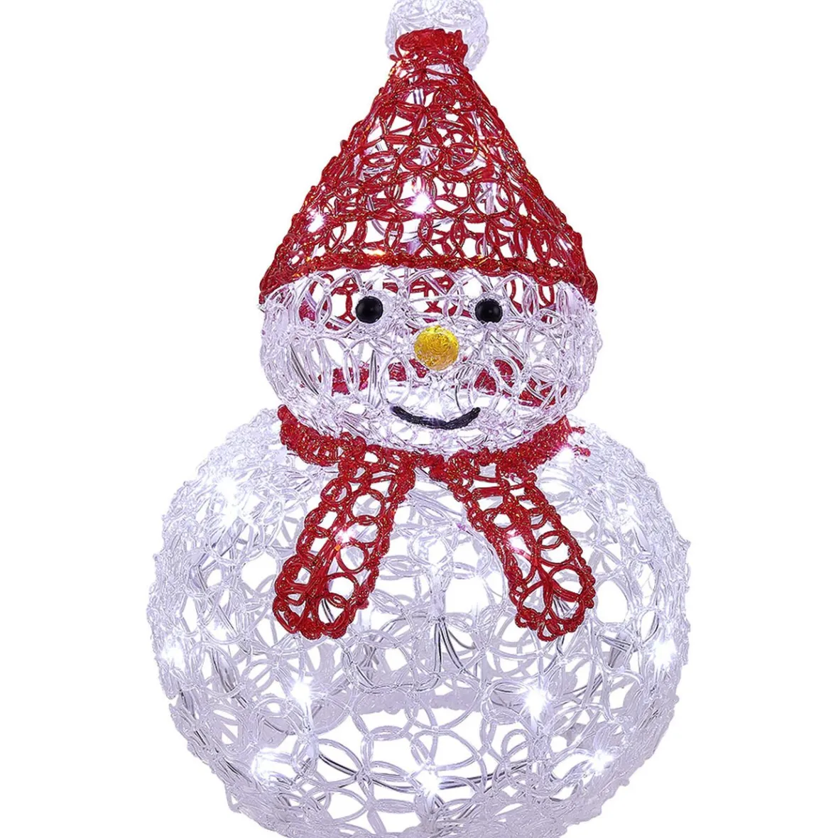 Bonhomme de neige lumineux 35 LED déco Noël-Gifi Best