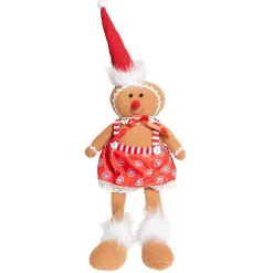 Bonhomme pain d'épice déco Noël avec jambes pendantes H48cm-Gifi