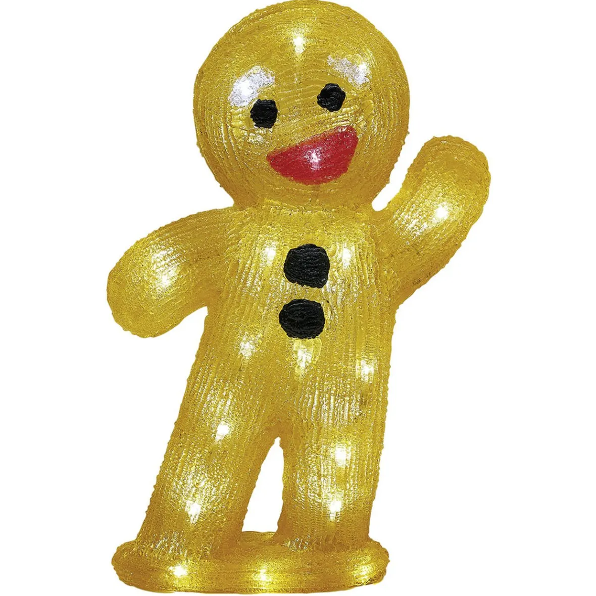Bonhomme Pain d'épices lumineux 30LED blanc froid H40cm-Gifi Best