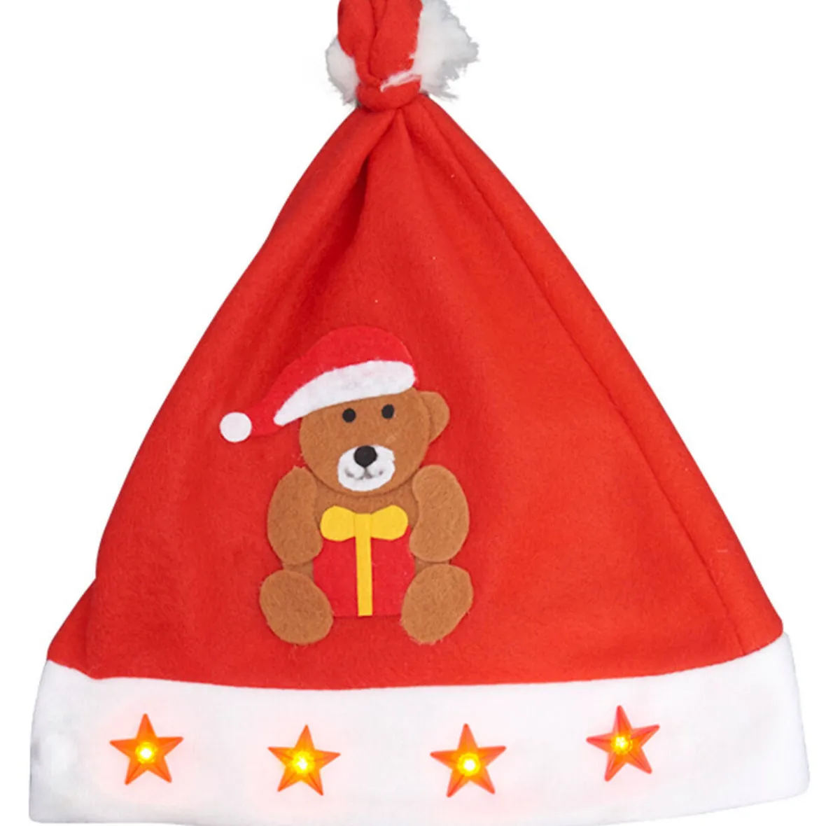Bonnet de Noël enfant lumineux-Gifi Hot