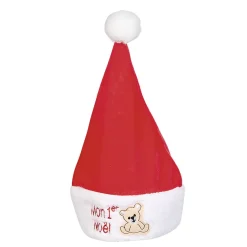 Bonnet de Noël enfant Mon premier Noël rouge blanc-Gifi Best