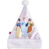 Bonnet de Noël Princesses Disney rose et blanc 26xH34cm-Gifi Outlet