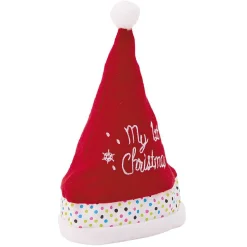 Bonnet et Bavoir brodés pour bébé de Noël-Gifi Discount