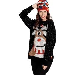 Bonnet guirlande de Noël 6 LED-Gifi Discount