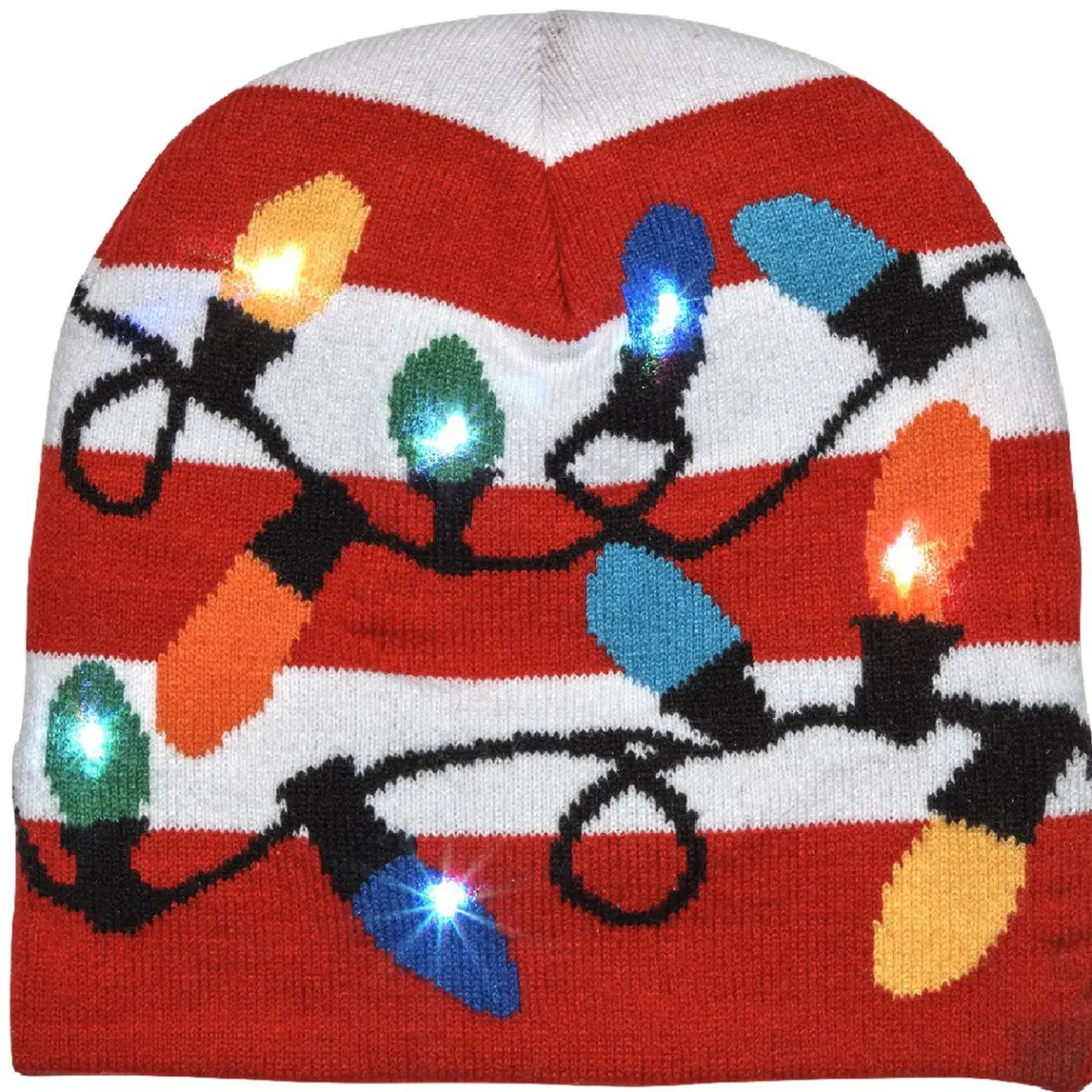 Bonnet guirlande de Noël 6 LED-Gifi Discount