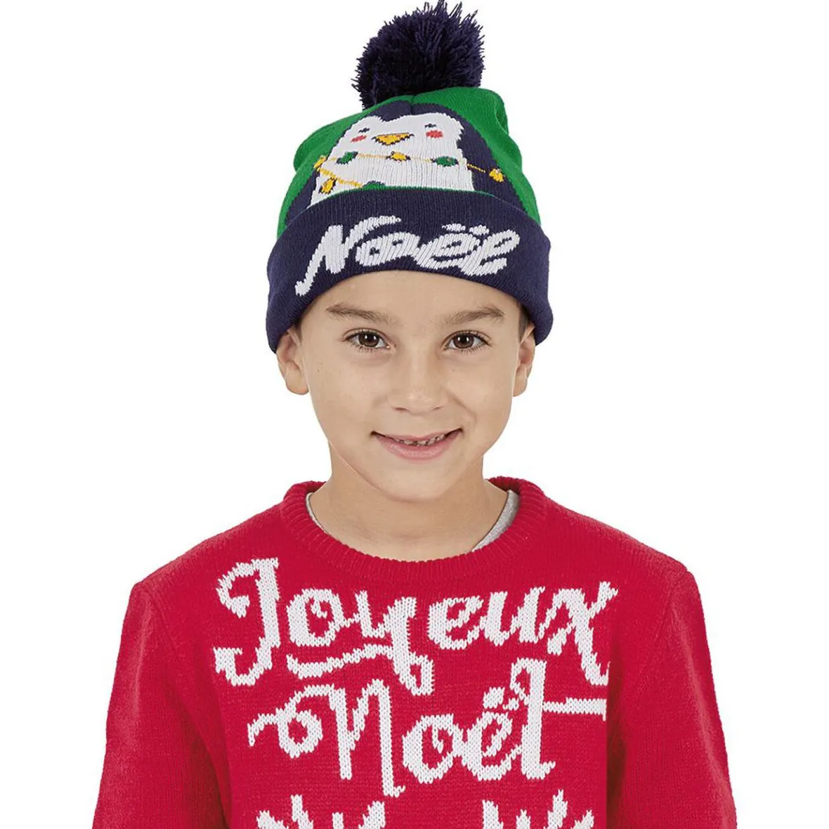 Bonnet lumineux de Noël enfant-Gifi New