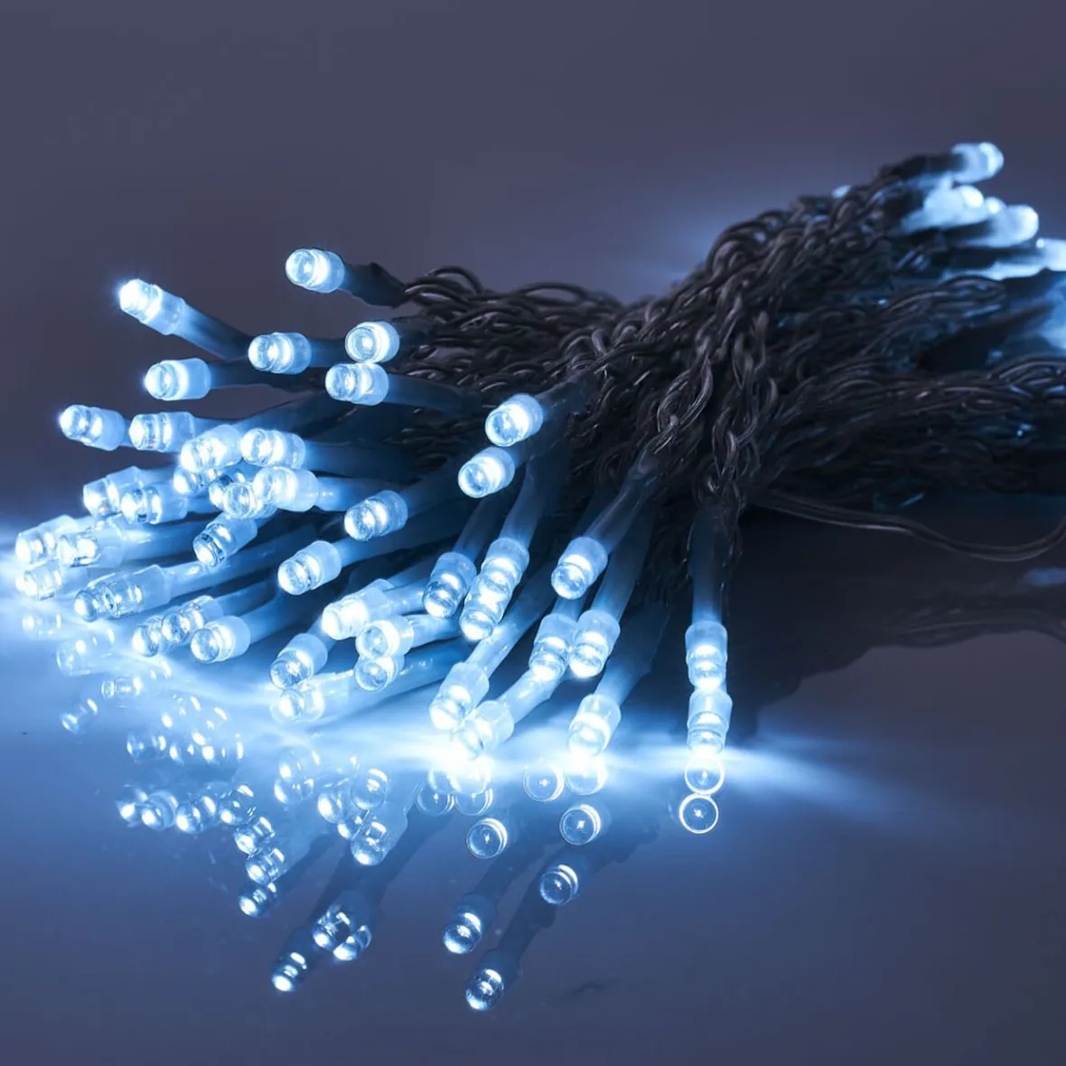 Bordure de toit lumineuse extérieur 192 LED blanches-Gifi Outlet