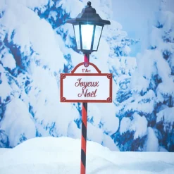 Borne solaire 1 LED panneau Joyeux Noël-Gifi Hot