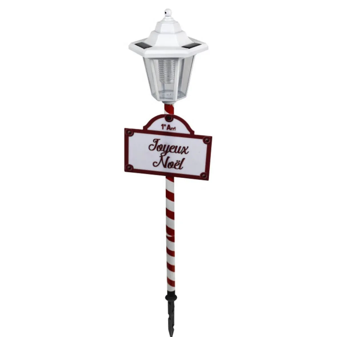 Borne solaire 1 LED panneau Joyeux Noël-Gifi Hot