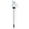 Borne solaire Olaf et un bonhomme de neige-Gifi