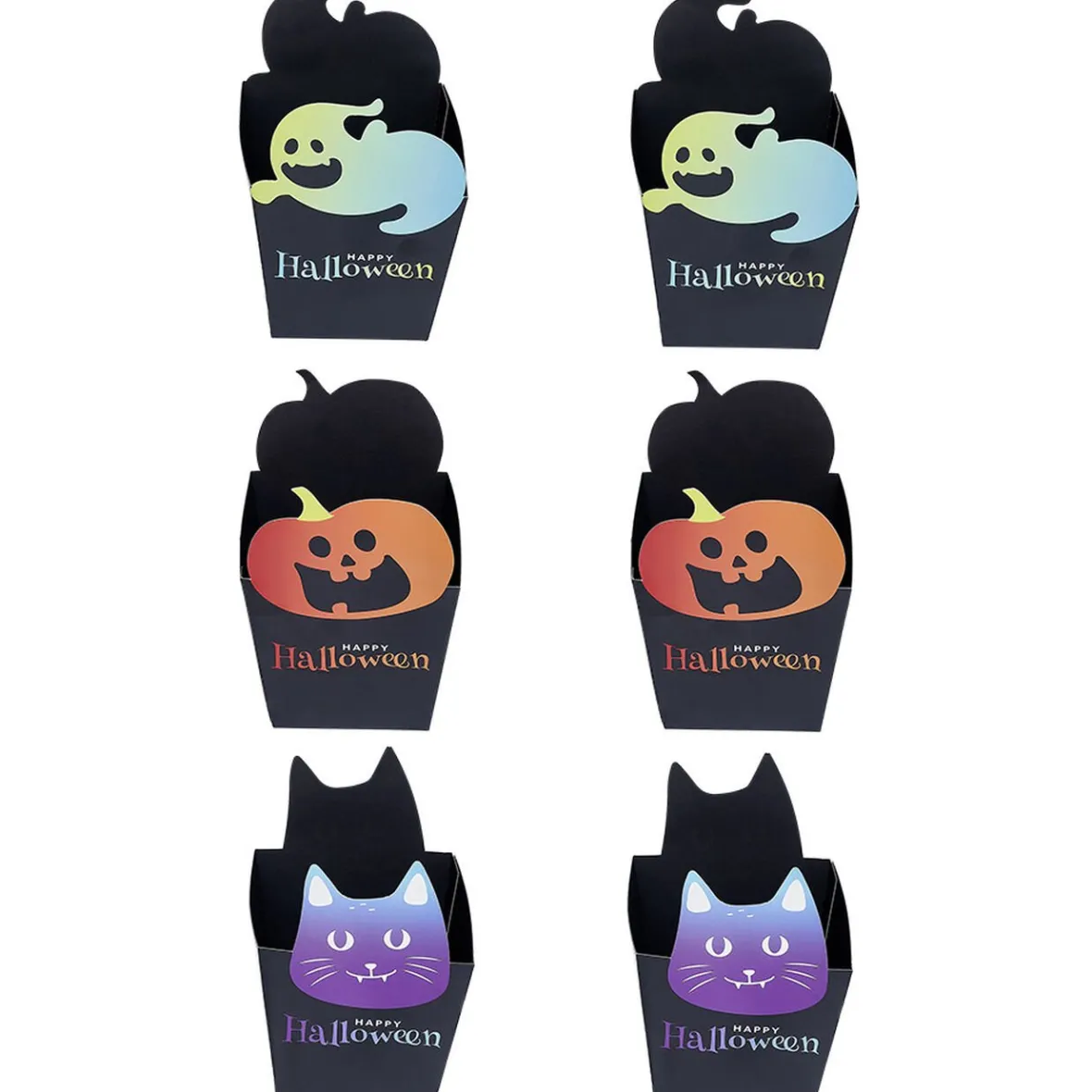 Boîte à bonbons Happy Halloween x6-Gifi Clearance