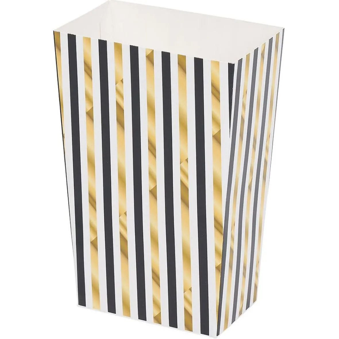 Boîte à bonbons rayures bleues et dorées thème nuit x4-Gifi Sale