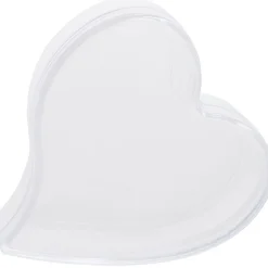 Boîte à dragées coeur transparent x3-Gifi