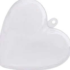 Boîte à dragées en forme de coeur transparent x3-Gifi Hot
