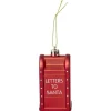Boîte aux lettres "Letters to Santa" à suspendre rouge-Gifi Hot