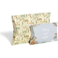 Boîte cadeau berlingot Noël motif nature x2-Gifi Sale