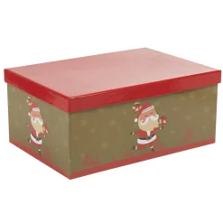 Boîte cadeau motif Père Noël petit modèle-Gifi New