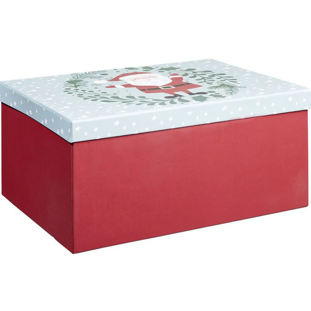 Boîte cadeau motif Père Noël L.38,5 x l.17,5 x H.28 cm-Gifi Discount