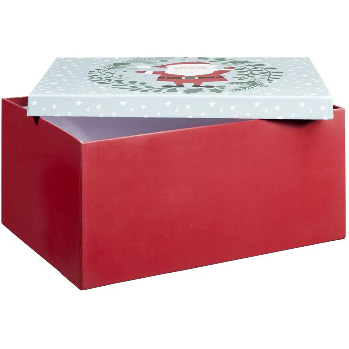 Boîte cadeau motif Père Noël L.38,5 x l.17,5 x H.28 cm-Gifi Discount