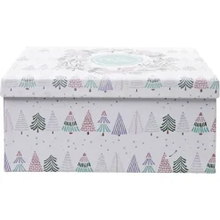 Boîte cadeau Noël Merry Christmas L.32,5 x l.14,5 x H.23 cm-Gifi Clearance