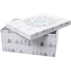 Boîte cadeau Noël Merry Christmas L.32,5 x l.14,5 x H.23 cm-Gifi Clearance