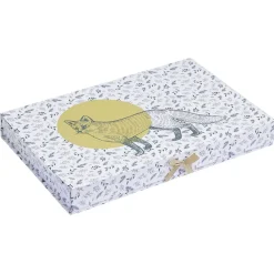 Boîte cadeau Noël motif nature et renard-Gifi Outlet
