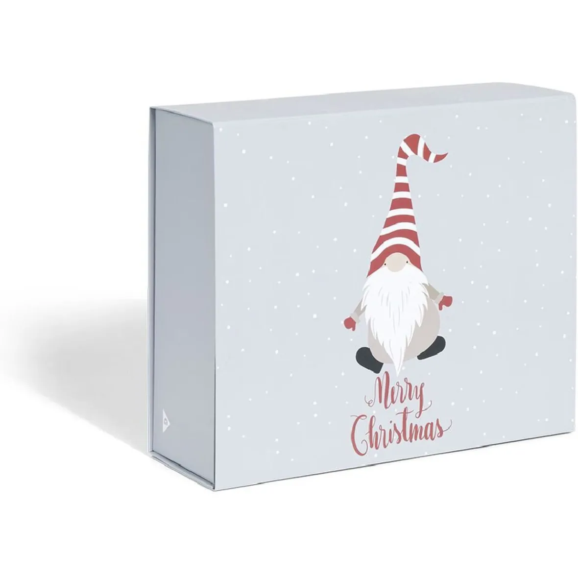 Boîte cadeau Noël pliable motif gnome-Gifi Online