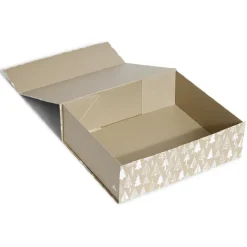 Boîte cadeau Noël pliable motif sapin-Gifi Discount