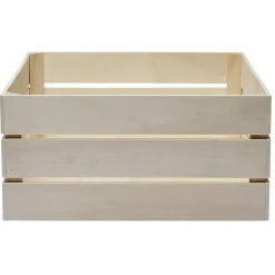 Boîte en bois petit modèle marron-Gifi Clearance