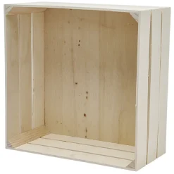 Boîte en bois petit modèle marron-Gifi Clearance