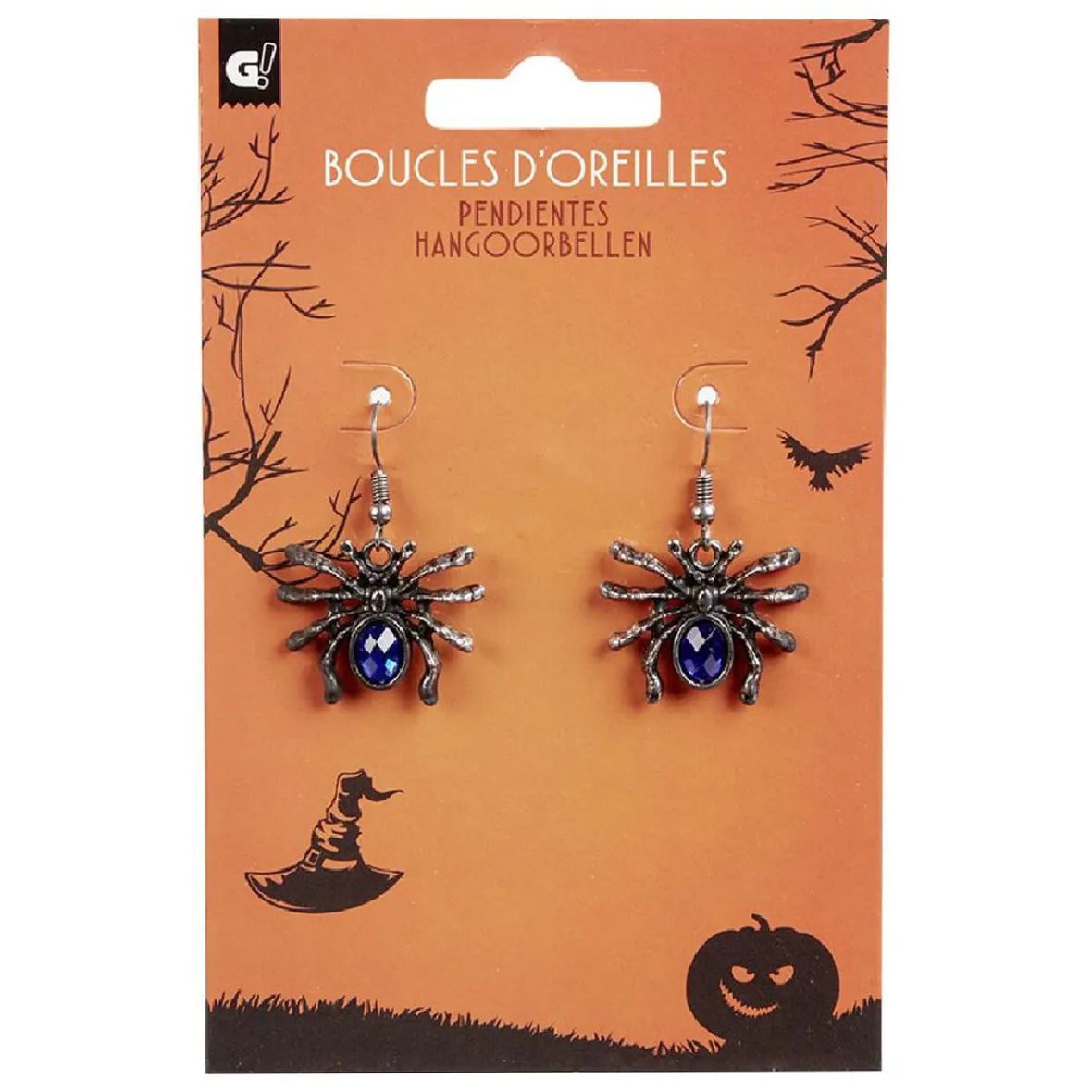 Boucles d'oreille araignée-Gifi Discount