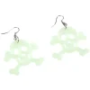 Boucles d'oreilles phosphorescent Halloween-Gifi Hot