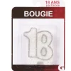 Bougie anniversaire chiffre 18-Gifi Best