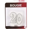 Bougie anniversaire chiffre 20-Gifi Hot