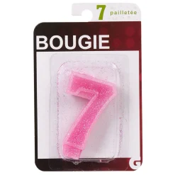 Bougie anniversaire chiffre 7-Gifi Sale