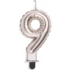 Bougie anniversaire chiffre 9 rose gold-Gifi Best
