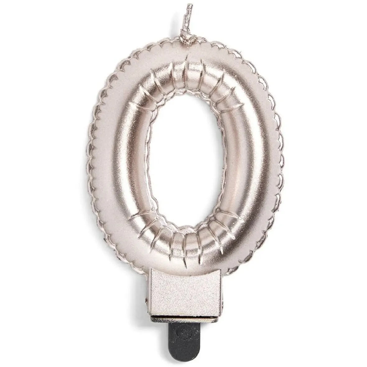 Bougie anniversaire chiffre 0 rose gold-Gifi Discount