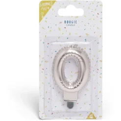 Bougie anniversaire chiffre 0 rose gold-Gifi Discount