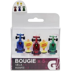 Bougie anniversaire design voiture de course x5-Gifi Sale