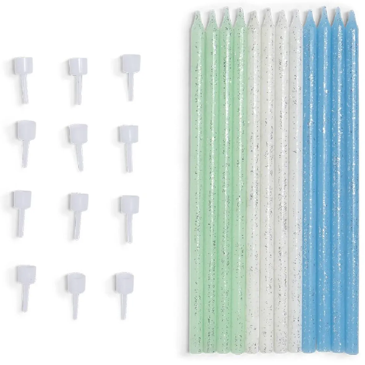 Bougie anniversaire longue bleue x12-Gifi Clearance