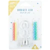Bougie anniversaire lumineuse à led chiffre 8-Gifi Discount