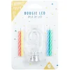 Bougie anniversaire lumineuse à led chiffre 9-Gifi