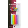Bougie anniversaire multicolore x12-Gifi Sale