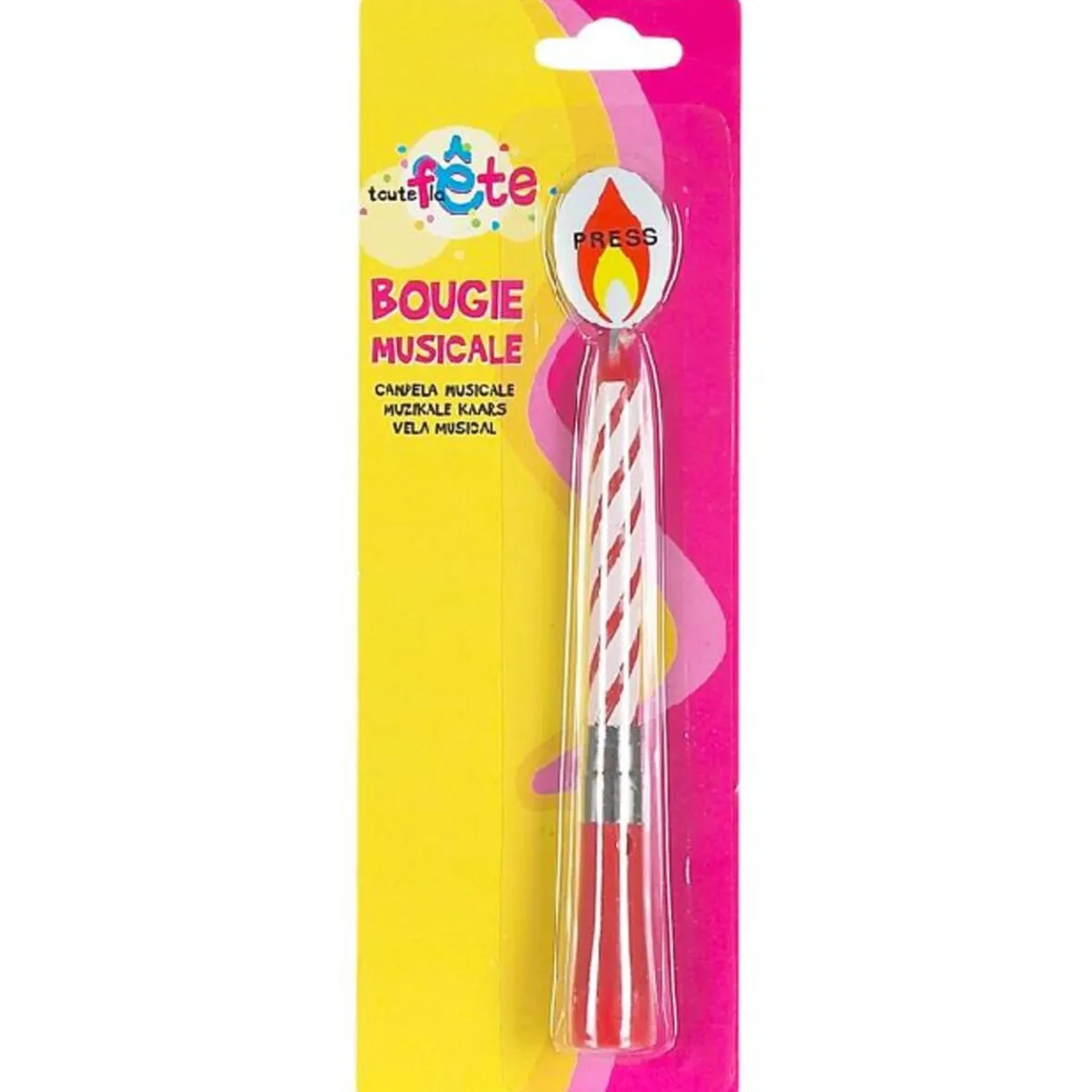 BOUGIE ANNIVERSAIRE MUSICALE-Gifi Discount