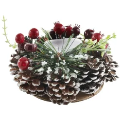 Bougie chauffe-plat avec couronne décorative-Gifi New