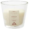 Bougie dans verre transparent senteur vanille-Gifi