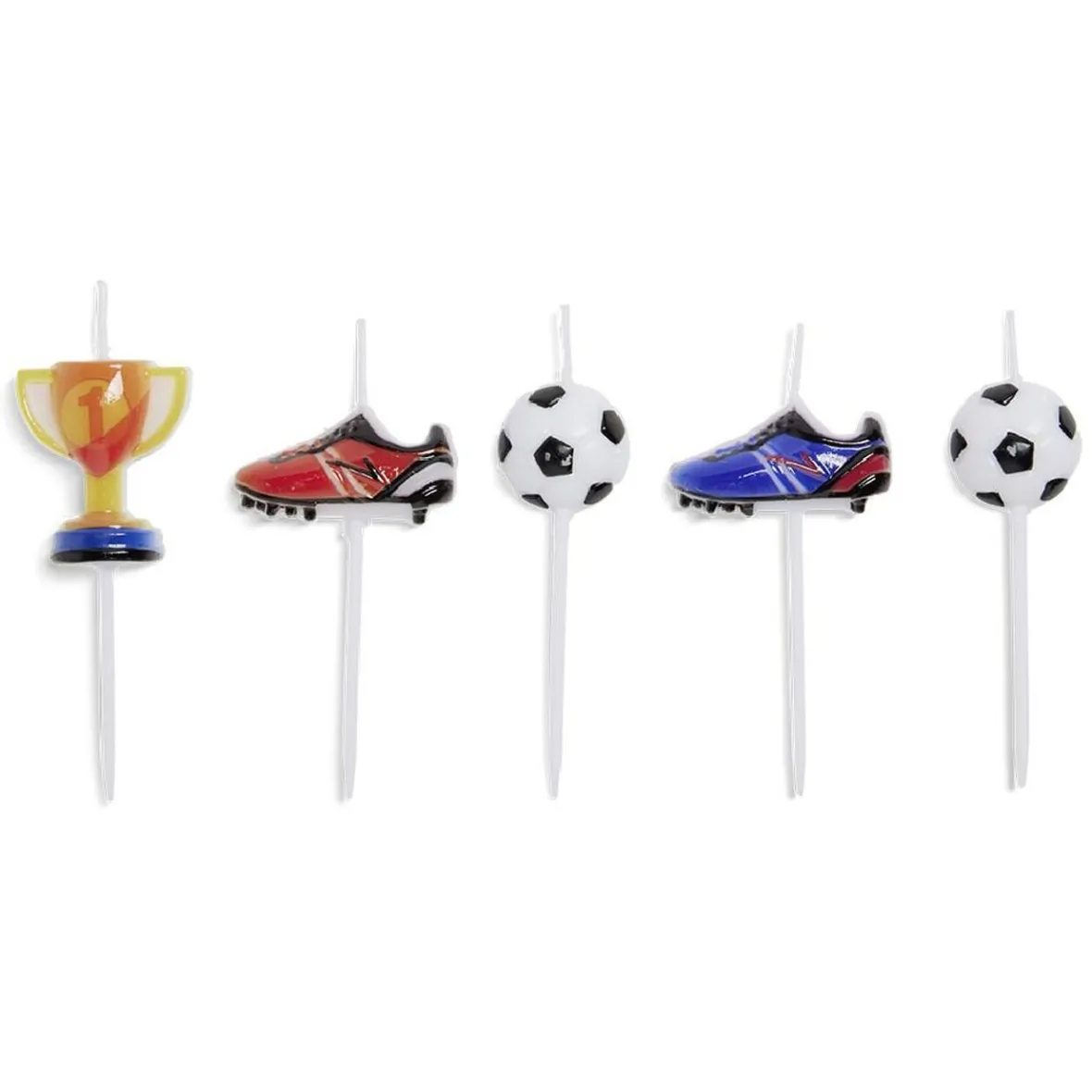 Bougie football pique x5-Gifi Hot