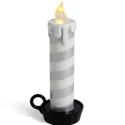 Bougie LED flamme effet fondant avec support - 3 coloris-Gifi New