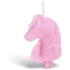Bougie licorne rose H8cm-Gifi Discount