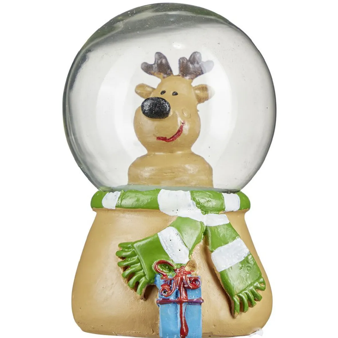 Boule à neige personnage de Noël Ø4,5xH7cm-Gifi Best